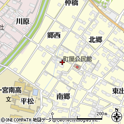 愛知県一宮市千秋町町屋南郷1234周辺の地図