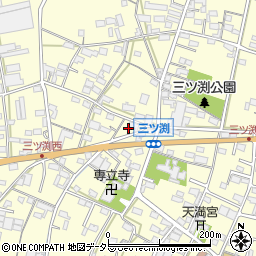 愛知県小牧市三ツ渕359周辺の地図