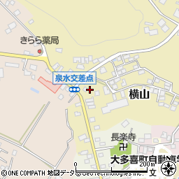 千葉県夷隅郡大多喜町横山1126-1周辺の地図