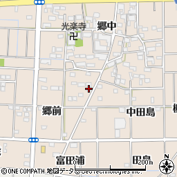愛知県一宮市萩原町花井方一本松東切周辺の地図