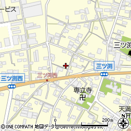 愛知県小牧市三ツ渕335周辺の地図