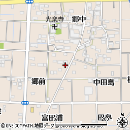 愛知県一宮市萩原町花井方（一本松東切）周辺の地図