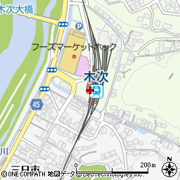 木次駅周辺の地図