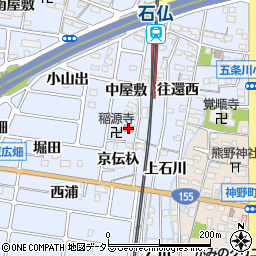 石仏会館周辺の地図