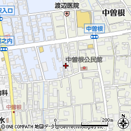 神奈川県小田原市中曽根59周辺の地図