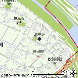 法覚寺周辺の地図