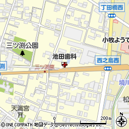 愛知県小牧市三ツ渕1772周辺の地図