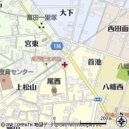 愛知県一宮市蓮池883周辺の地図