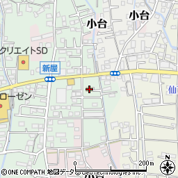 ファミリーマート小田原新屋店周辺の地図