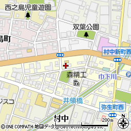 愛知県小牧市弥生町75周辺の地図