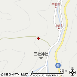 兵庫県養父市大屋町若杉417周辺の地図