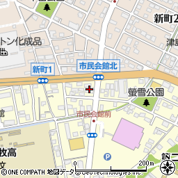 中京銀行小牧中央支店周辺の地図