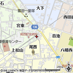 愛知県一宮市冨田宮東1800周辺の地図