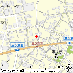 愛知県小牧市三ツ渕677周辺の地図