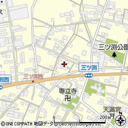 愛知県小牧市三ツ渕316周辺の地図