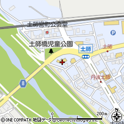 じゅうじゅうカルビ 福知山店周辺の地図