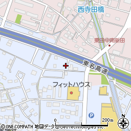 愛知県小牧市二重堀221周辺の地図