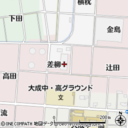 愛知県一宮市千秋町天摩差柳7周辺の地図