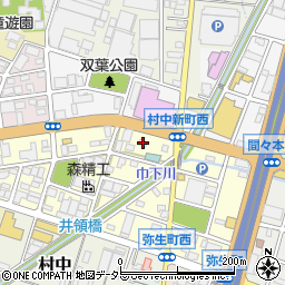 愛知県小牧市弥生町84周辺の地図