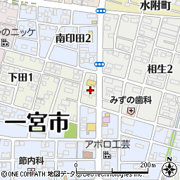 株式会社松福　一宮店周辺の地図