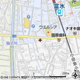 ほけんの窓口　小田原富水店周辺の地図