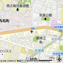 愛知県小牧市弥生町24周辺の地図