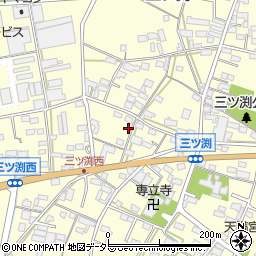 愛知県小牧市三ツ渕321周辺の地図