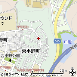 京都府福知山市東平野町周辺の地図