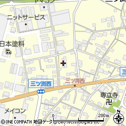 愛知県小牧市三ツ渕674周辺の地図