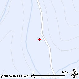 京都府京都市左京区久多上の町493周辺の地図