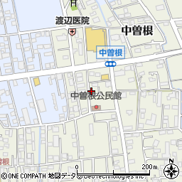 神奈川県小田原市中曽根62-13周辺の地図