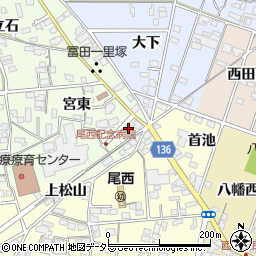愛知県一宮市冨田宮東1802周辺の地図