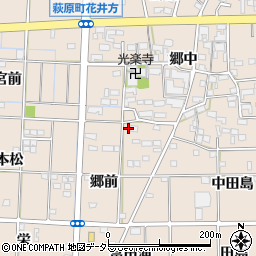 愛知県一宮市萩原町花井方郷前26周辺の地図