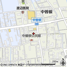 神奈川県小田原市中曽根64周辺の地図