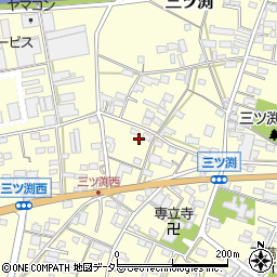 愛知県小牧市三ツ渕323周辺の地図