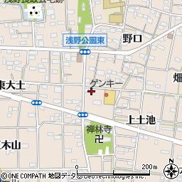 愛知県一宮市浅野前林31周辺の地図