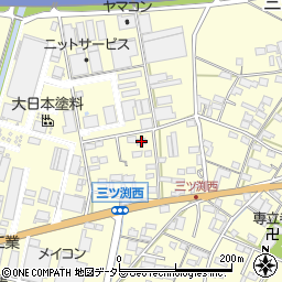 愛知県小牧市三ツ渕761周辺の地図
