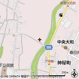 愛知県春日井市神屋町2135周辺の地図