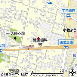 愛知県小牧市三ツ渕1753周辺の地図