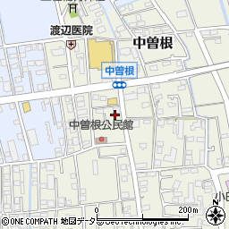 神奈川県小田原市中曽根65周辺の地図