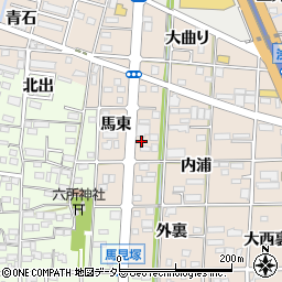 愛知県一宮市浅野馬東周辺の地図