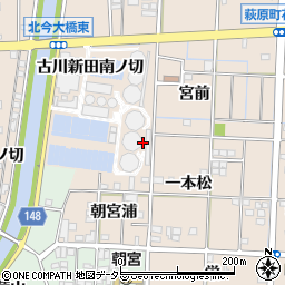 愛知県一宮市萩原町花井方（梧广辻）周辺の地図