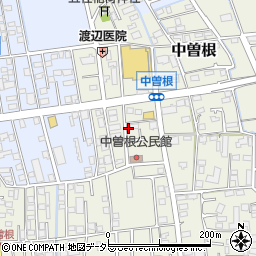 神奈川県小田原市中曽根62周辺の地図