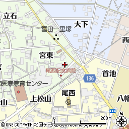 愛知県一宮市冨田宮東1789周辺の地図