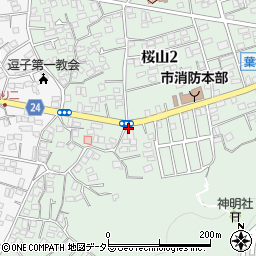 ａｐｏｌｌｏｓｔａｔｉｏｎ逗子桜山ＳＳ周辺の地図