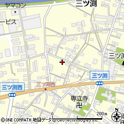 愛知県小牧市三ツ渕324周辺の地図
