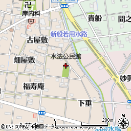 愛知県一宮市浅野中道34周辺の地図