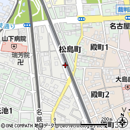 愛知県一宮市一宮下片端周辺の地図