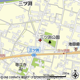 愛知県小牧市三ツ渕403周辺の地図