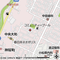 愛知県春日井市神屋町2298-402周辺の地図
